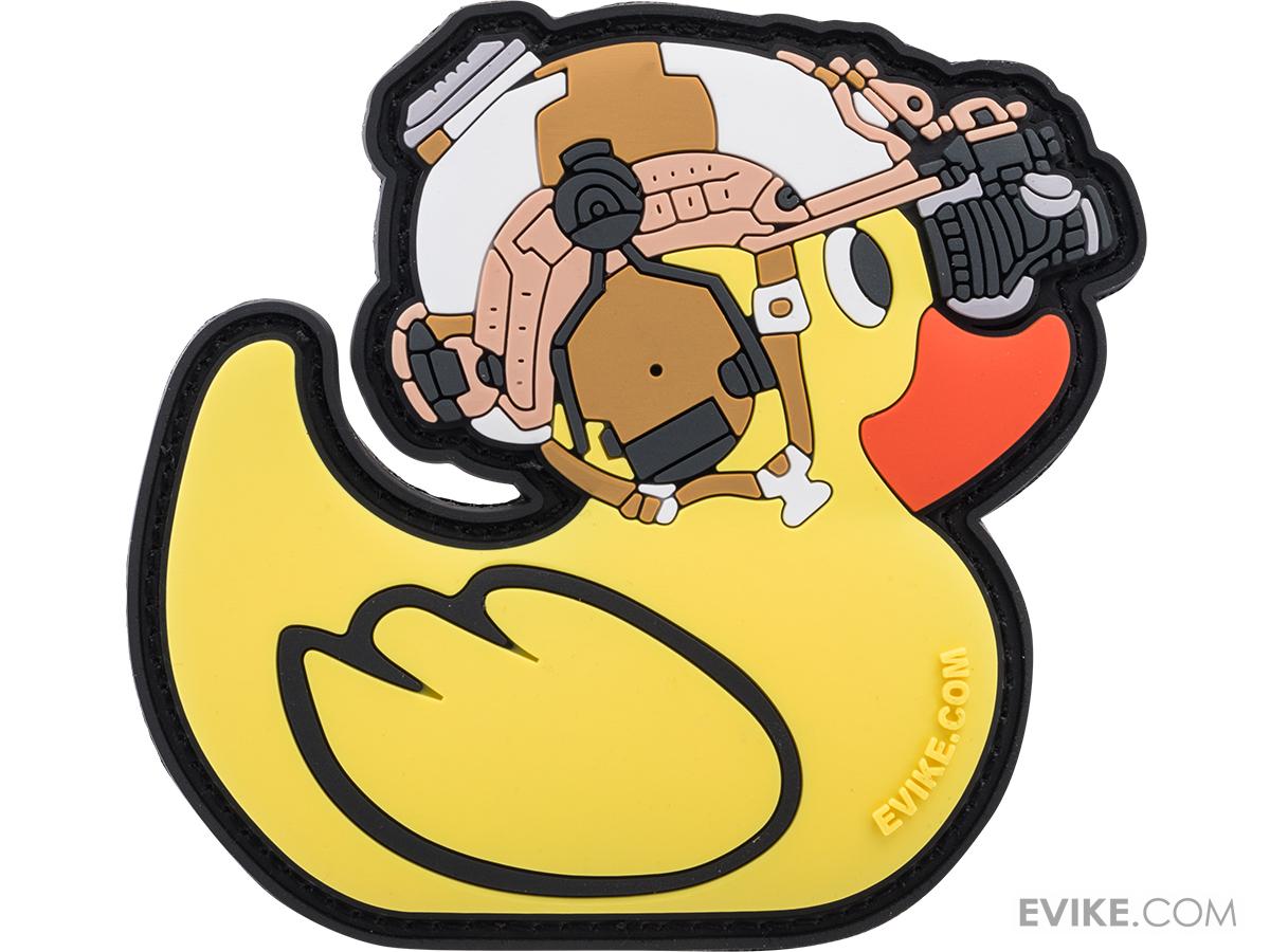 evk-124425 Tactical Rubber Ducky PVC Morale Patch - Imagen 1