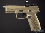 EMG x FN® 509 Gas Blowback Airsoft Pistol - Cybergun (Color: FDE / x3 Mags) - Imagen 5