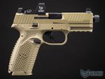 EMG x FN® 509 Gas Blowback Airsoft Pistol - Cybergun (Color: FDE / x3 Mags) - Imagen 6