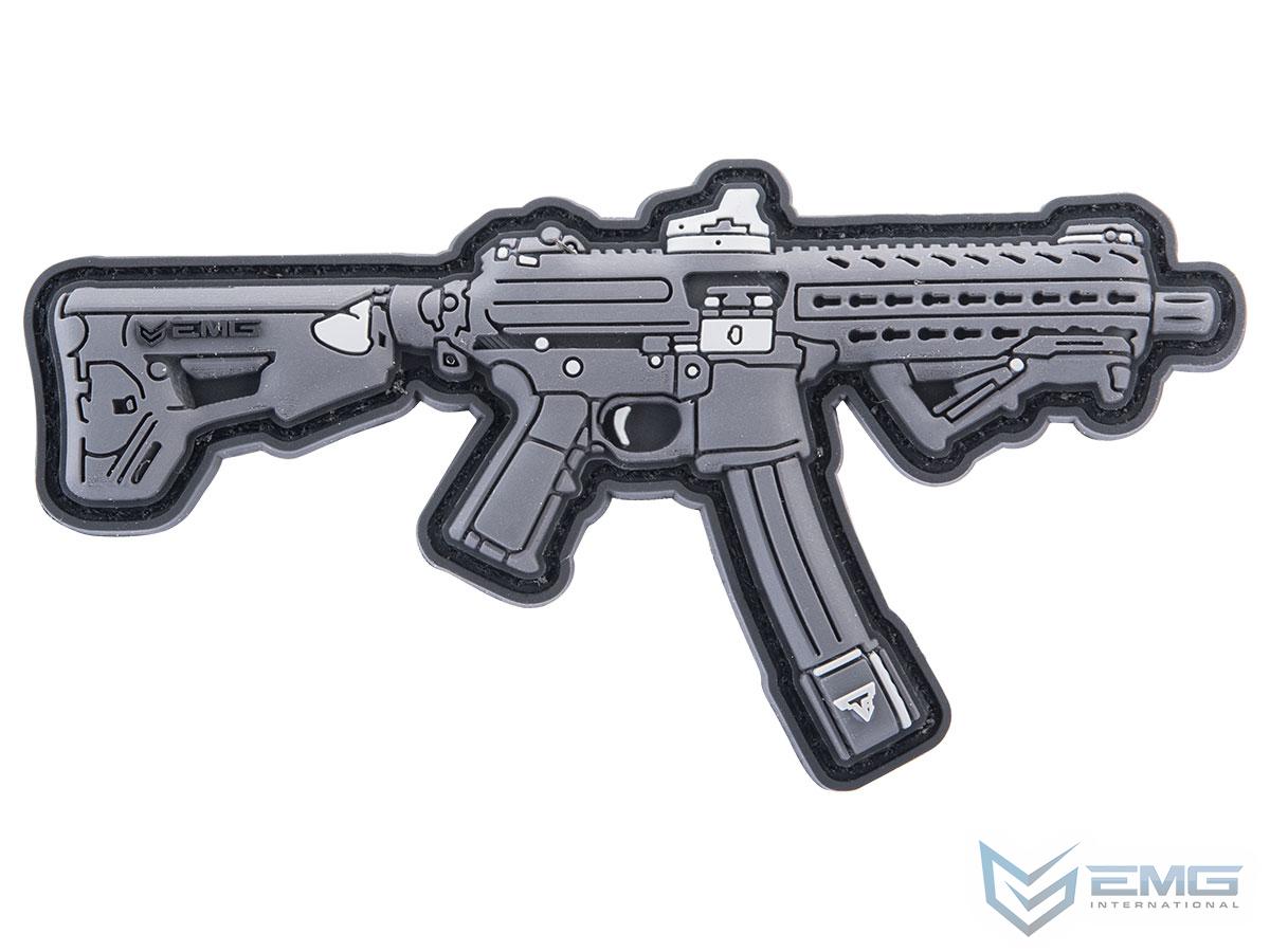 hbhl-96284 EMG x Taran Tactical Innovations Miniature Gun PVC Morale Patch (Model: MPX) - Imagen 1