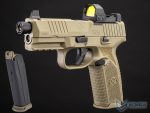 EMG x FN® 509 Gas Blowback Airsoft Pistol - Cybergun (Color: FDE / x3 Mags)