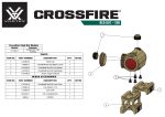 VORTEX - Crossfire 2 MOA Red Dot W/Lower 1/3 Co-Witness Mount Tan - Imagen 2