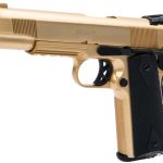 WE-Tech 24k Gold Plated Heavy Weight Tactical 1911 Gas Blowback Airsoft Pistol