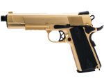 WE-Tech 24k Gold Plated Heavy Weight Tactical 1911 Gas Blowback Airsoft Pistol - Imagen 4