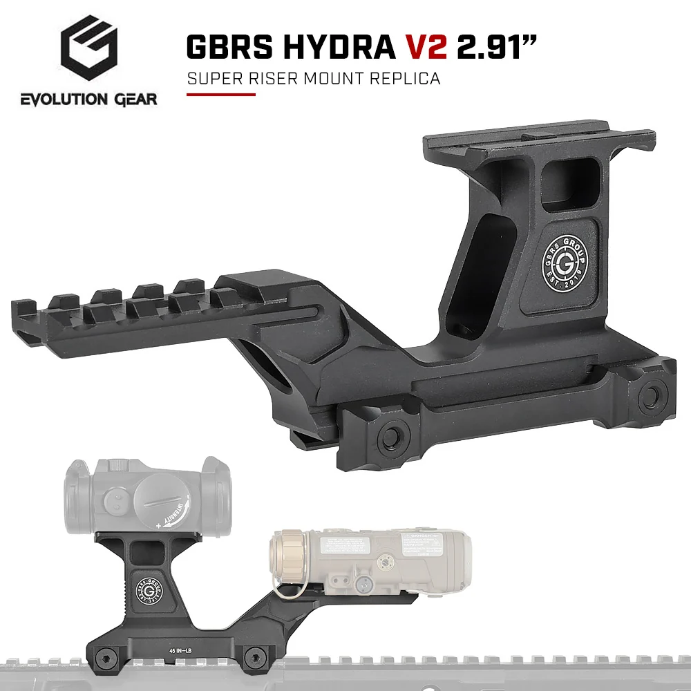EVG-1067D-BK_017_6e782510-2195-4dcb-ad23-071cfa718f32.jpg EVG - GBRS Group Hydra V2 Mount Kit Type A 2.91'' - Imagen 1