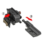 EVG - SPUHR RDF-20153KE 1.53"  QDP Hybrid Mount - Imagen 20